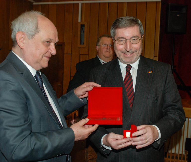 Werner Hans Lauk a primit Insigna de Aur la finalul mandatului de ambasador