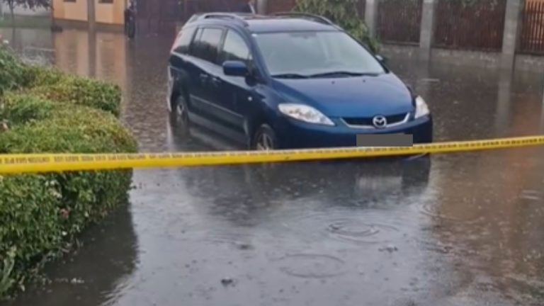 VIDEO | O stradă din Timișoara a fost inundată în urma ploii de miercuri