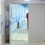 La un deceniu de când a început șantierul din curtea Spitalului de Copii „Louis Țurcanu” Timișoara, noul corp B al acestuia intră în etapa de probe..Still012