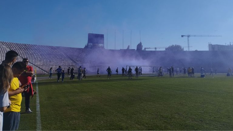 FOTO – VIDEO | Porțile Stadionului „Dan Păltinișanu” s-au redeschis pentru un ultim amical al frăției