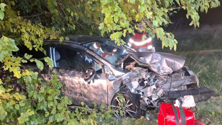 Un accident cu trei victime s-a petrecut luni dimineață! Trecătorii au anunțat pompierii