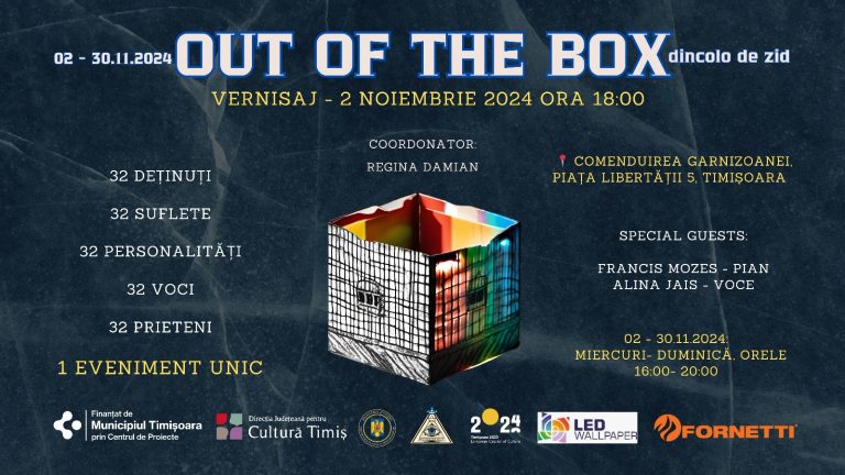 OUT OF THE BOX – 32 de deținuți au făcut artă