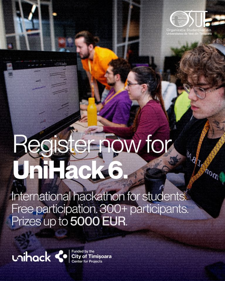 Au început înscrierile pentru UniHack, tradiționalul hackathon internațional organizat de Liga AC, dedicat elevilor și studenților