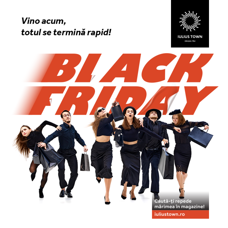 În Iulius Town începe Black Friday, iar reducerile ajung până la 70%