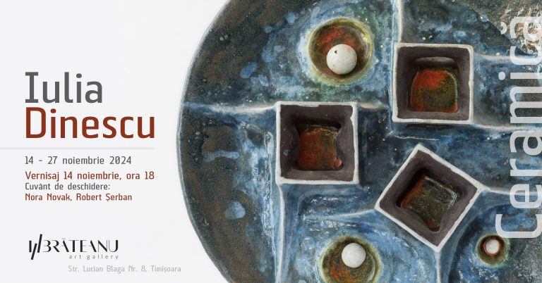 Expoziție de ceramică a artistei  Elena Iulia Dinescu [1942-2017]