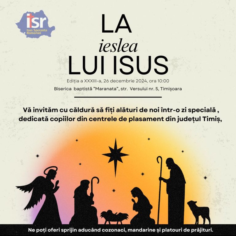 La Ieslea lui ISUS, ediția a XXXIII-a