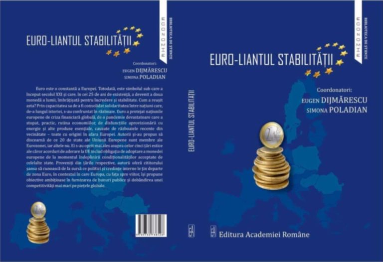 SEMNAL EDITORIAL: Euro – liantul stabilității, Ed. Academiei, 2024